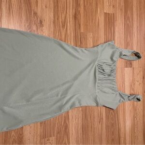 Princesspolly sage mini dress